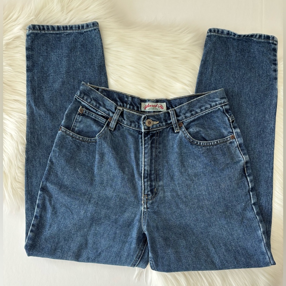 Authentic Saint John’s Bay women’s high rise relaxed fit vintage jeans size 8P